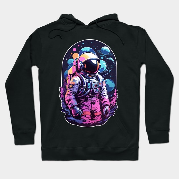 spaceman galaxy Hoodie by Bojes store